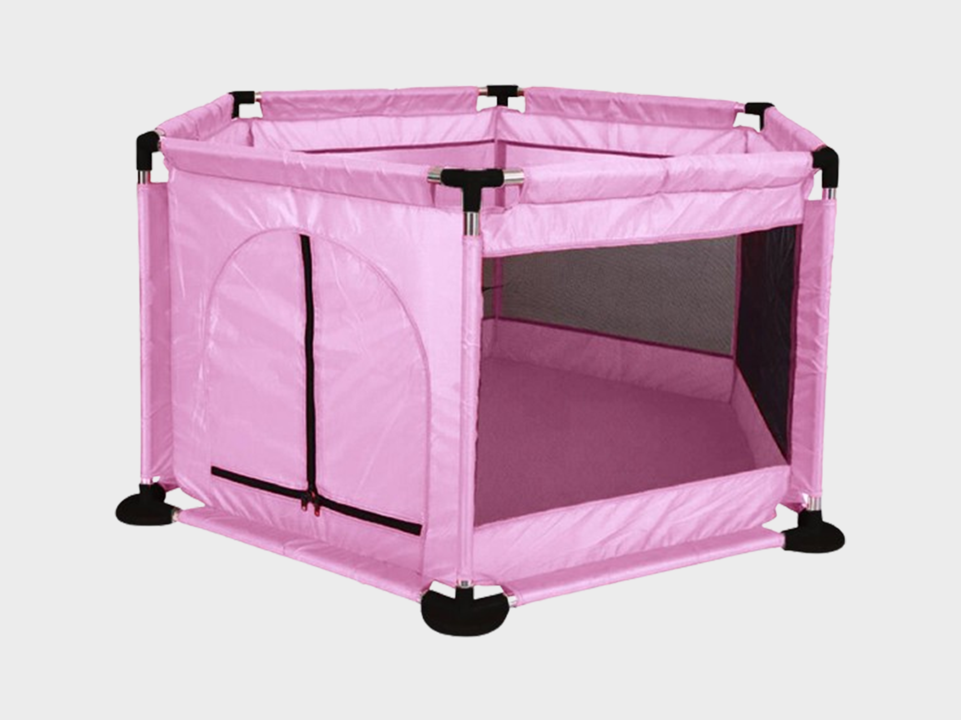 Foldable Baby Playpen Kids 10 Panel Safety Play Center Yard Home Pen F